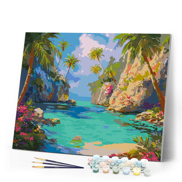 Paint by numbers kit The Blossom Cove Figured'Art