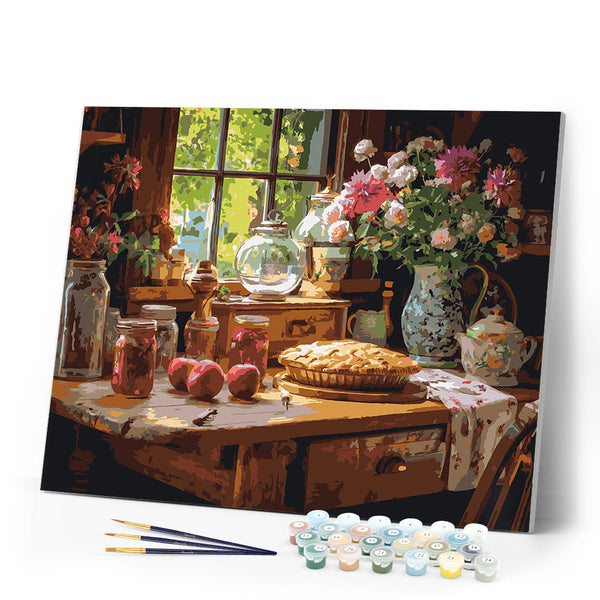 Paint by numbers kit Homemade Apple Pie Figured'Art