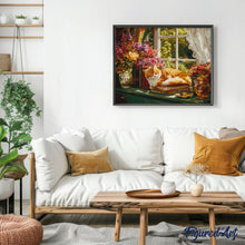 Load image into Gallery viewer, Cozy Window with Cat