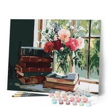 Load image into Gallery viewer, Vintage Books and Blooms
