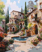 Load image into Gallery viewer, Paint by numbers kit Mediterranean Villa Figured'Art