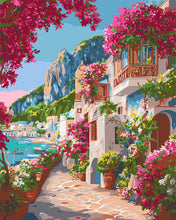 Load image into Gallery viewer, Paint by numbers kit Capri Floral Lane Figured'Art