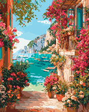 Load image into Gallery viewer, Paint by numbers kit Italian Riviera View Figured'Art