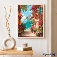 Load image into Gallery viewer, Italian Riviera View