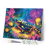 Paint by numbers kit Polka Dot Salamander Figured'Art