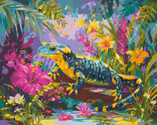 Load image into Gallery viewer, Paint by numbers kit Happy Salamander Figured'Art
