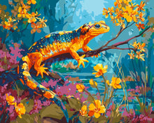 Load image into Gallery viewer, Paint by numbers kit Golden Salamander Figured'Art