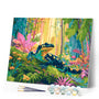 Paint by numbers kit Woodland Salamander Figured'Art
