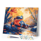 Paint by numbers kit Moody Salamander Figured'Art