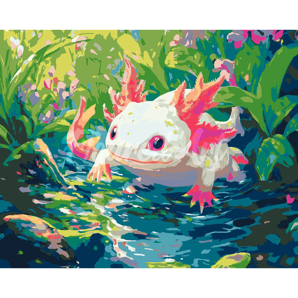 Swimming Axolotl