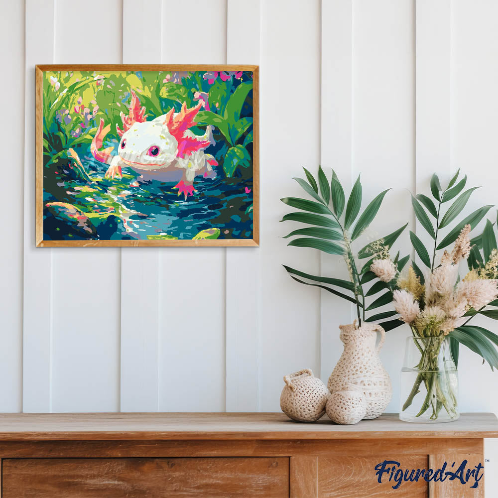 Swimming Axolotl