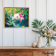Load image into Gallery viewer, Swimming Axolotl