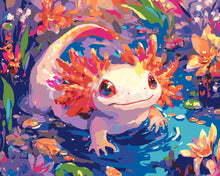 Load image into Gallery viewer, Paint by numbers kit for adults Cute Axolotl Figured'Art