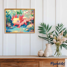 Load image into Gallery viewer, Sunbathing Axolotl