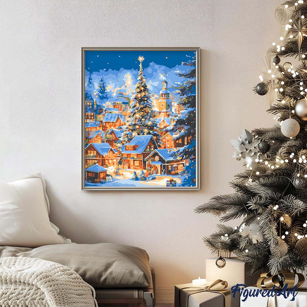 Sparkling Christmas Village
