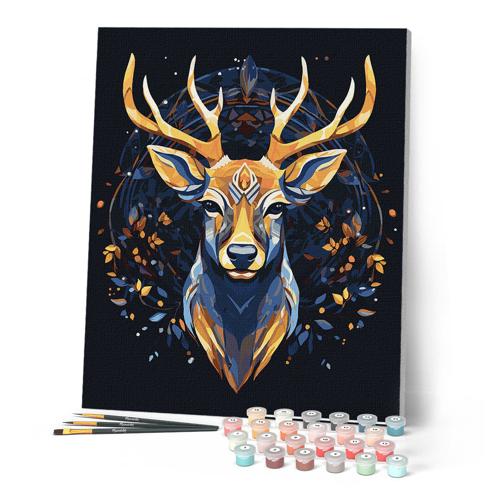 Paint by numbers kit Majestic Reindeer Figured'Art