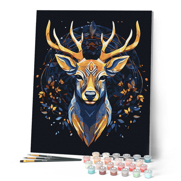 Paint by numbers kit Majestic Reindeer Figured'Art