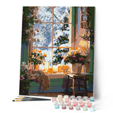Paint by numbers kit Romantic Winter Figured'Art