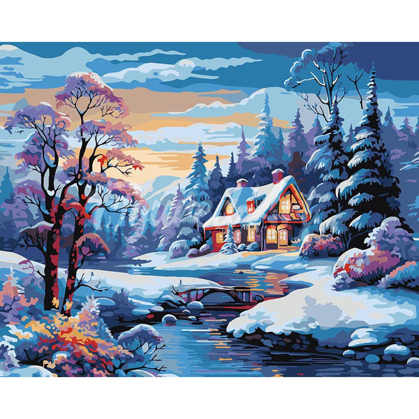 Winter River Cottage