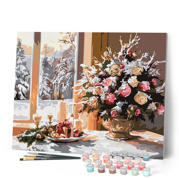 Paint by numbers kit Romantic Christmas Eve Figured'Art