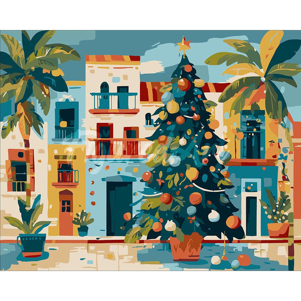 Colorful Holiday Plaza