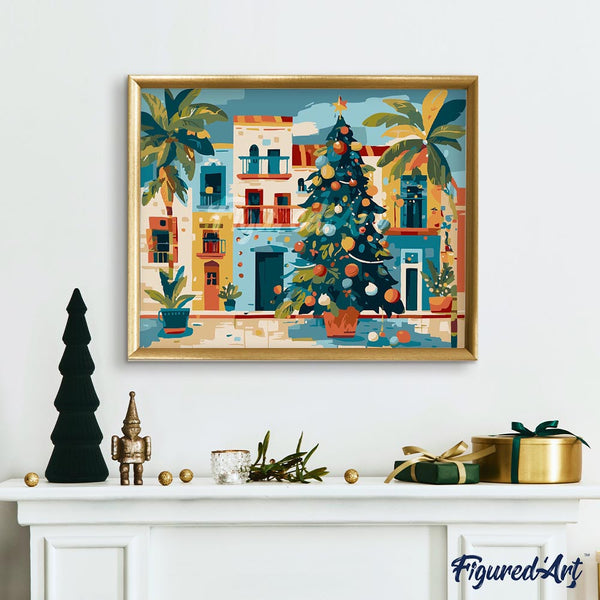 Colorful Holiday Plaza