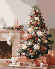 Load image into Gallery viewer, Paint by numbers kit Elegant Holiday Decor Figured'Art
