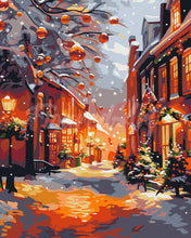 Load image into Gallery viewer, Paint by numbers kit Golden Hour Christmas Figured'Art