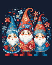 Load image into Gallery viewer, Paint by numbers kit Gnome Trio Figured'Art