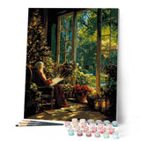 Paint by numbers kit Santa's Quiet Time Figured'Art