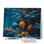 Paint by numbers kit Blue Fir & Baubles Figured'Art