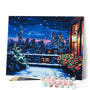 Paint by numbers kit Winter Balcony Figured'Art