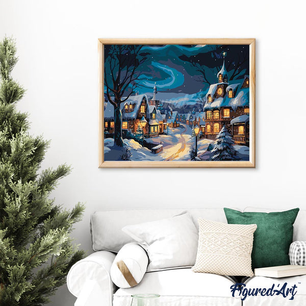 Starry Christmas Village