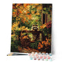 Paint by numbers kit Cute Raccoon in Fall Figured'Art