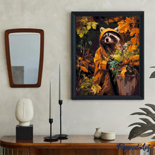 Load image into Gallery viewer, Raccoon in Raincoat