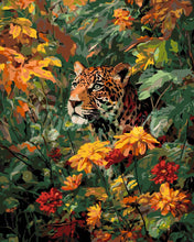 Load image into Gallery viewer, Paint by numbers kit Leopard in Fall Figured'Art