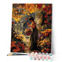 Paint by numbers kit Fairy of Fall Garden Figured'Art