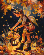 Load image into Gallery viewer, Paint by numbers kit Cute Fall Fairy Figured'Art