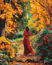 Load image into Gallery viewer, Paint by numbers kit Lady in Red Figured'Art