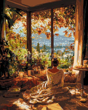 Load image into Gallery viewer, Paint by numbers kit Cozy Fall Morning Figured'Art
