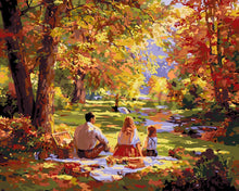 Load image into Gallery viewer, Paint by numbers kit Fall Family Picnic Figured'Art