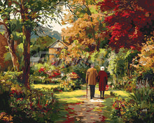 Load image into Gallery viewer, Paint by numbers kit Forever Love in Fall Figured'Art