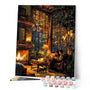 Paint by numbers kit Cozy Fall Evening Figured'Art