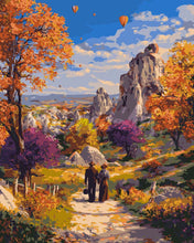 Load image into Gallery viewer, Paint by numbers kit Romantic Fall in Cappadocia Figured'Art