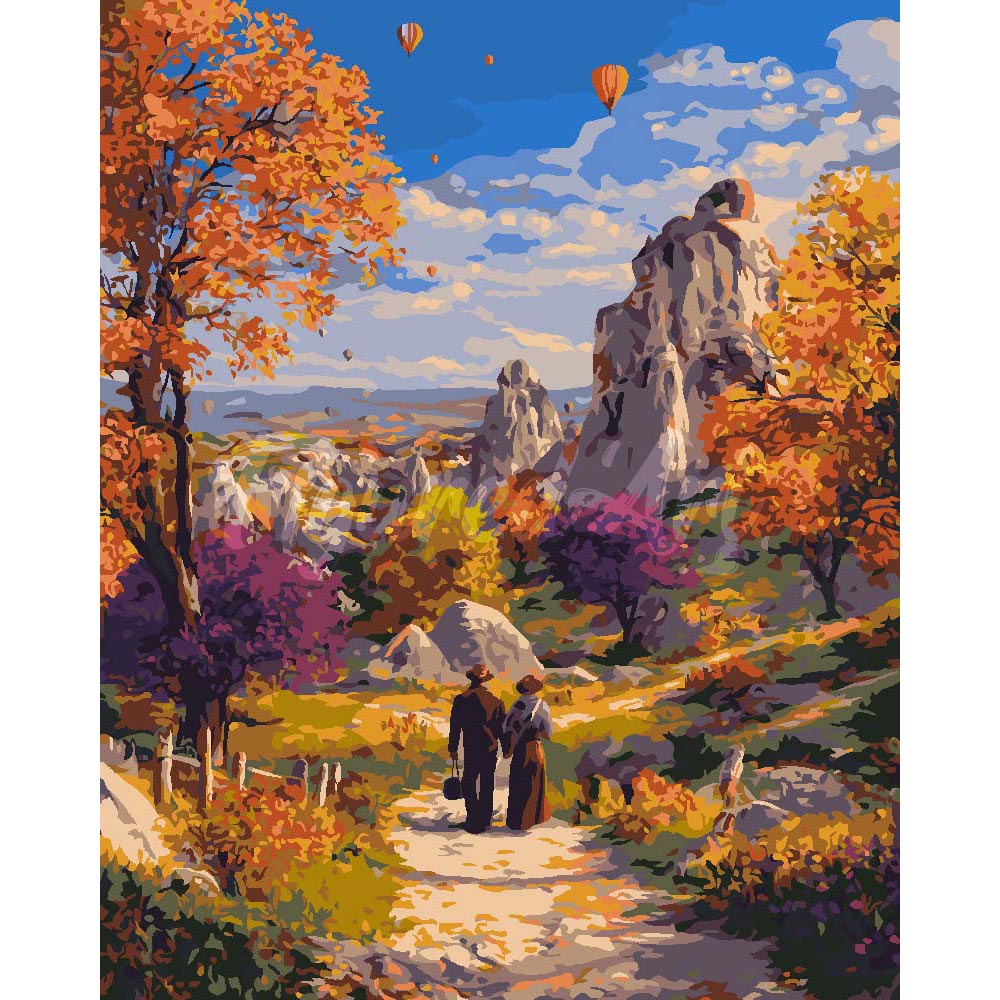 Romantic Fall in Cappadocia