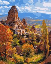 Load image into Gallery viewer, Paint by numbers kit Cappadocia Rock Castle Figured'Art