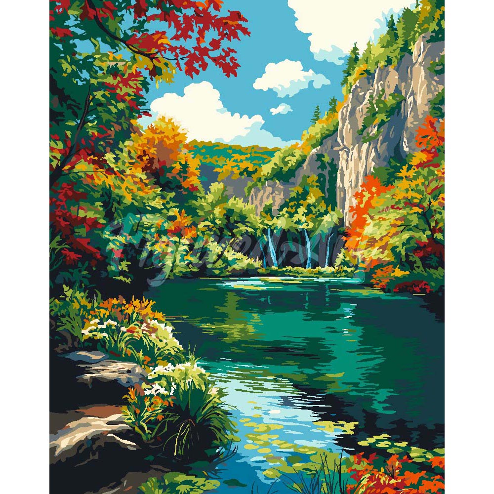 Emerald Lake in Fall