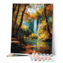Paint by numbers kit Fall Cascade Figured'Art