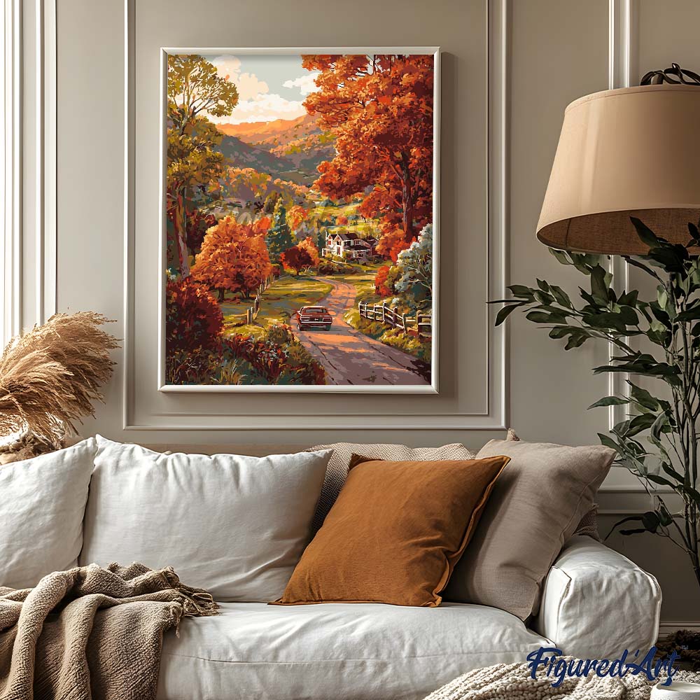 Country Road in Fall