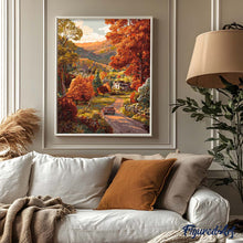Load image into Gallery viewer, Country Road in Fall